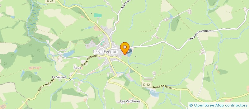 localisation de l'entreprise MONSIEUR FRANCK POUCHELET  ISSY-L'EVEQUE