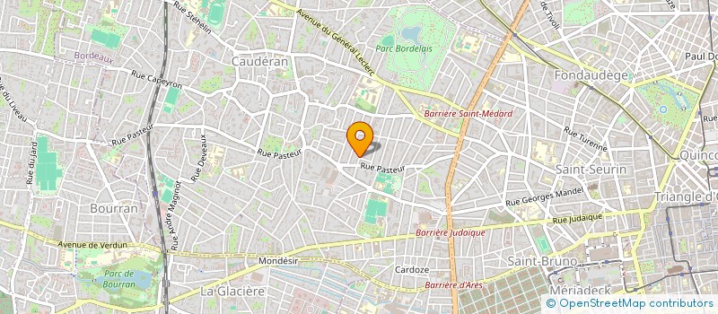 localisation de l'entreprise MONSIEUR FRANCK POUGEON  BORDEAUX