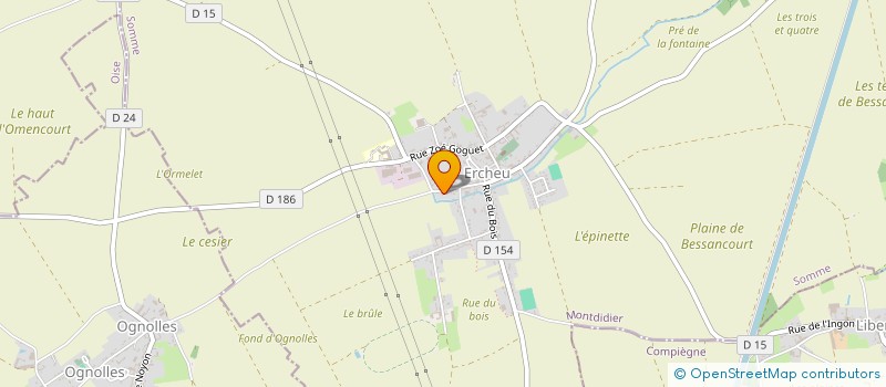 localisation de l'entreprise MONSIEUR FRANCK POULET  HERLY