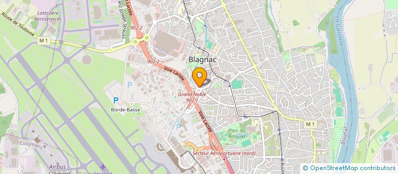 localisation de l'entreprise MONSIEUR FRANCK POUZERGUES à BLAGNAC