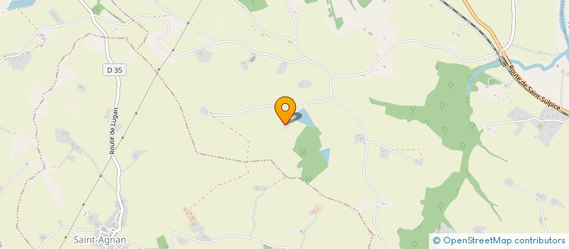 localisation de l'entreprise MONSIEUR FRANCK PRADEAU  LAVAUR