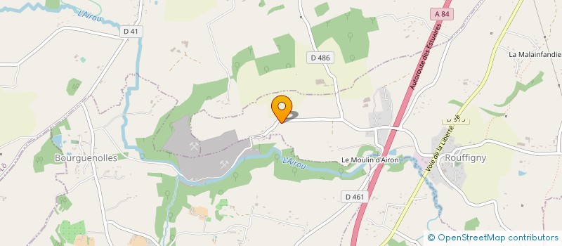 localisation de l'entreprise MONSIEUR FRANCK PREVEL  VILLEDIEU-LES-POELES-ROUFFIGNY