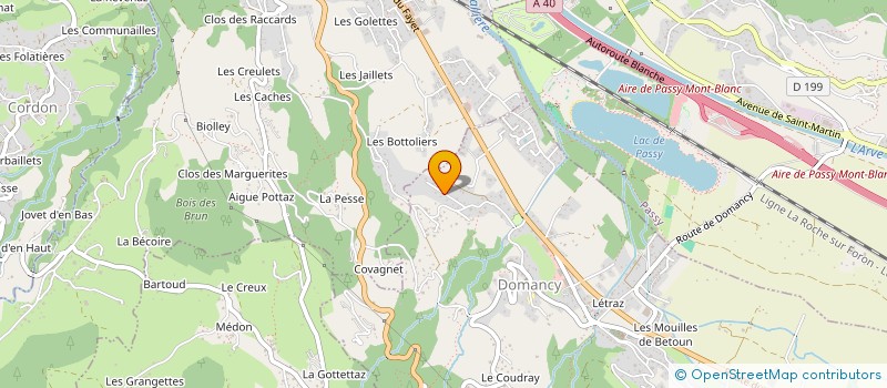 localisation de l'entreprise MONSIEUR FRANCK PREVOST à DOMANCY