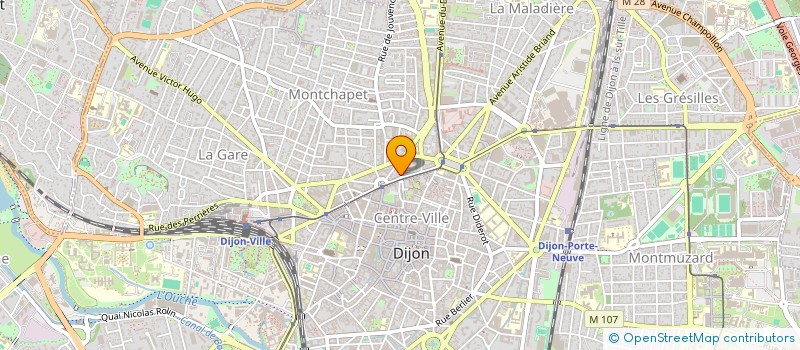 localisation de l'entreprise MONSIEUR FRANCK PREVOT à DIJON