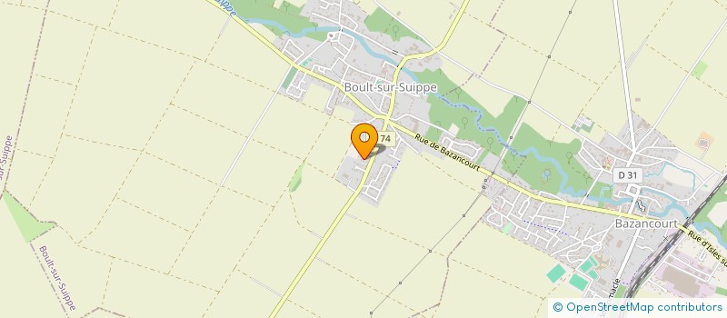 localisation de l'entreprise MONSIEUR FRANCK PREVOT  BOULT-SUR-SUIPPE