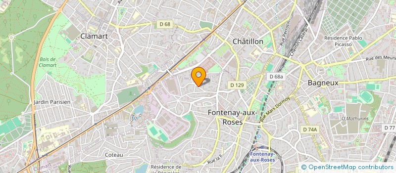 localisation de l'entreprise MONSIEUR FRANCK PRIE à FONTENAY-AUX-ROSES