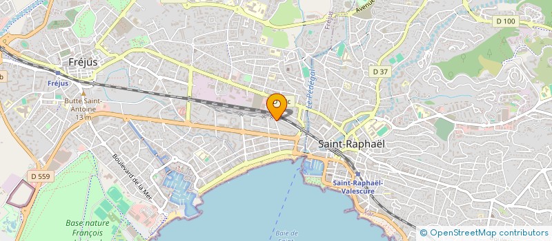 localisation de l'entreprise MONSIEUR FRANCK PROCACCI à FREJUS