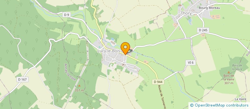 localisation de l'entreprise MONSIEUR FRANCK PRUNIER  MAGNY