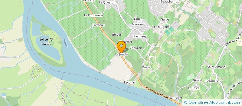 localisation de l'entreprise MONSIEUR FRANCK PUDAL à QUINSAC
