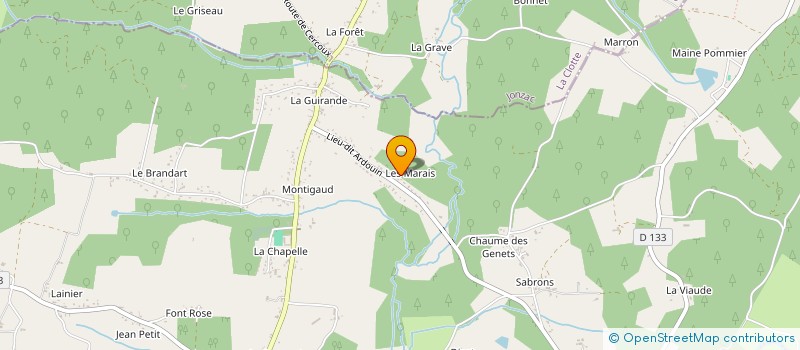 localisation de l'entreprise MONSIEUR FRANCK PUECH  LAGORCE