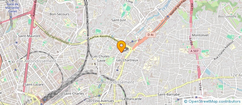 localisation de l'entreprise MONSIEUR FRANCK PUTZU à MARSEILLE