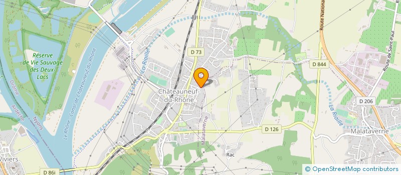 localisation de l'entreprise MONSIEUR FRANCK QUAY  CHATEAUNEUF-DU-RHONE