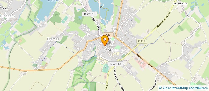 localisation de l'entreprise MONSIEUR FRANCK QUENEZ à ARDRES