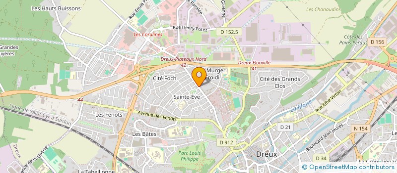 localisation de l'entreprise MONSIEUR FRANCK QUERNIARD à DREUX