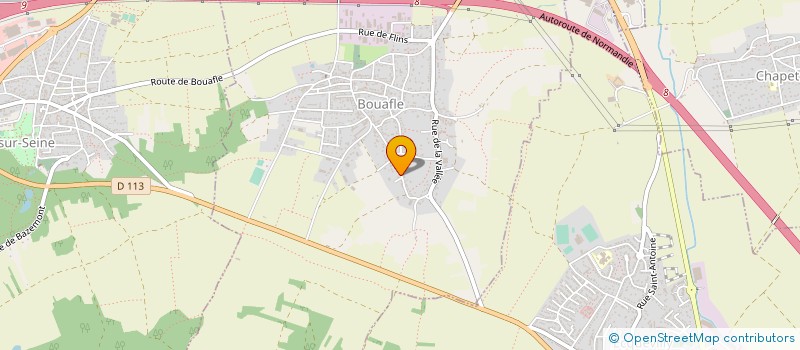 localisation de l'entreprise MONSIEUR FRANCK QUERSIN  BOUAFLE