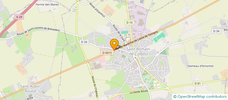 localisation de l'entreprise MONSIEUR FRANCK QUESNEL  SAINT-ROMAIN-DE-COLBOSC