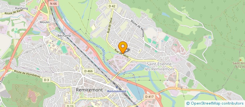 localisation de l'entreprise MONSIEUR FRANCK QUESNOIT à SAINT-ETIENNE-LES-REMIREMONT