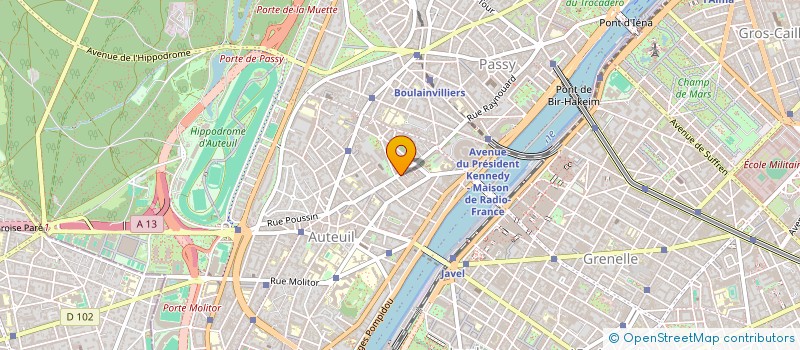 localisation de l'entreprise MONSIEUR FRANCK RAACH  PARIS