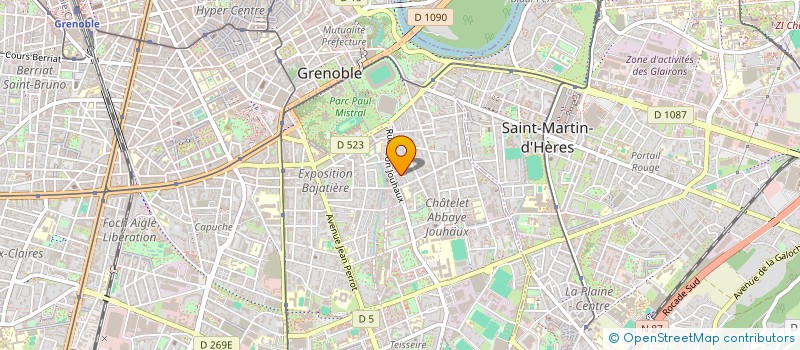 localisation de l'entreprise MONSIEUR FRANCK RABEAU à GRENOBLE