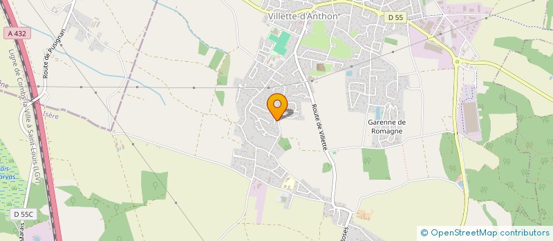 localisation de l'entreprise MONSIEUR FRANCK RAFFINI  VILLETTE-D'ANTHON
