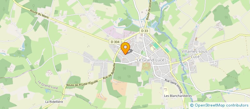 localisation de l'entreprise MONSIEUR FRANCK RAIGNEAU  LE GRAND-LUCE