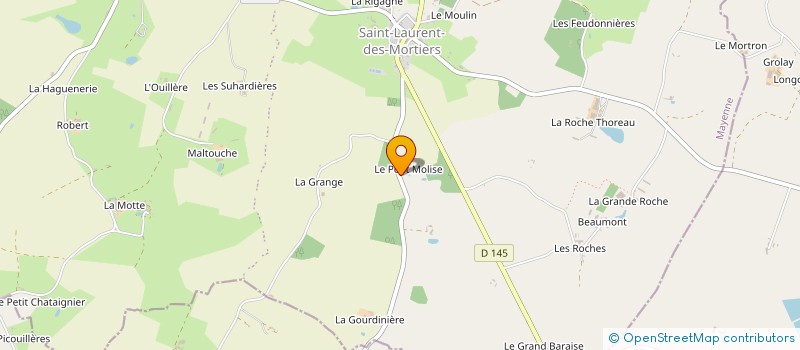 localisation de l'entreprise MONSIEUR FRANCK RAIMBAULT  BIERNE-LES-VILLAGES