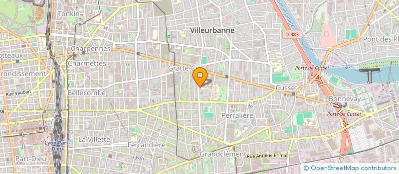 localisation de l'entreprise MONSIEUR FRANCK RAMAROJOHN  VILLEURBANNE