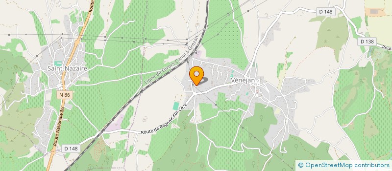 localisation de l'entreprise MONSIEUR FRANCK RAMONDOU  VENEJAN