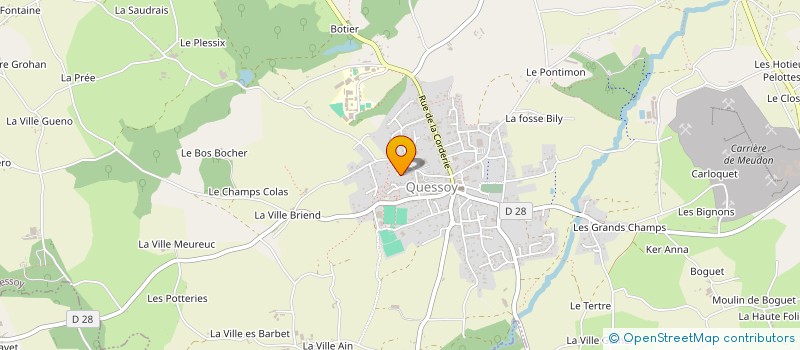 localisation de l'entreprise MONSIEUR FRANCK RAMOS  QUESSOY