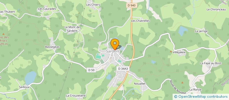 localisation de l'entreprise MONSIEUR FRANCK RATON  SARDENT