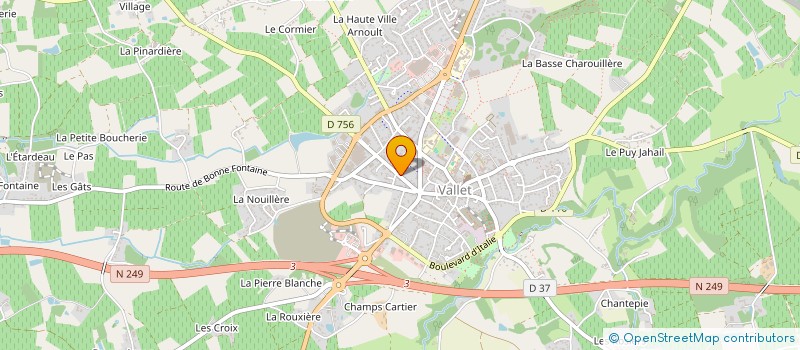 localisation de l'entreprise MONSIEUR FRANCK RAVARD à VALLET