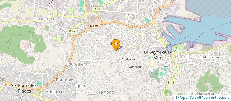 localisation de l'entreprise MONSIEUR FRANCK RAVEZ à LA SEYNE-SUR-MER