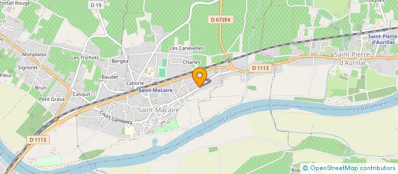 localisation de l'entreprise MONSIEUR FRANCK RAYNAL à SAINT-MACAIRE