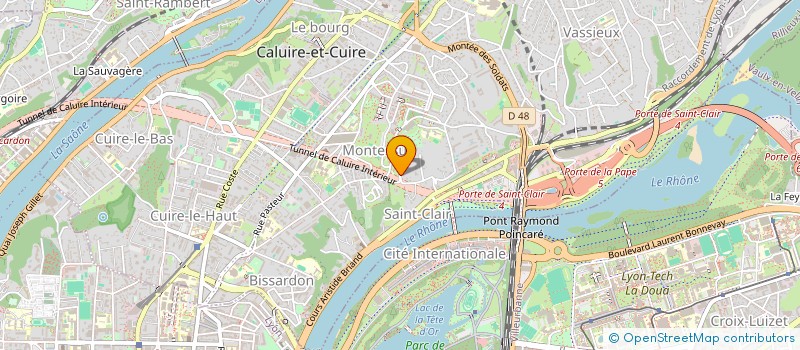 localisation de l'entreprise MONSIEUR FRANCK REA à CALUIRE-ET-CUIRE