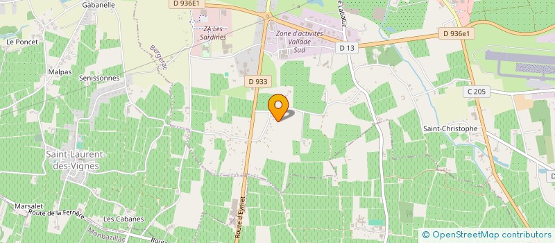 localisation de l'entreprise MONSIEUR FRANCK REBEYREN à BERGERAC