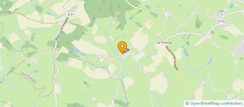 localisation de l'entreprise MONSIEUR FRANCK REBICHON  UXEAU