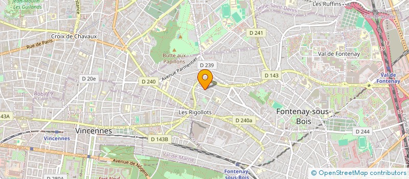 localisation de l'entreprise MONSIEUR FRANCK REGNAUD à FONTENAY SOUS BOIS