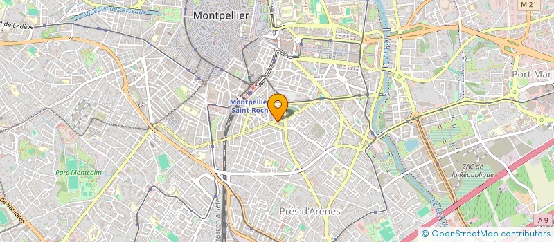 localisation de l'entreprise MONSIEUR FRANCK REGOURDAL à MONTPELLIER