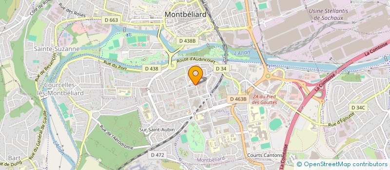 localisation de l'entreprise MONSIEUR FRANCK REILER  MONTBELIARD