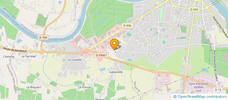 localisation de l'entreprise MONSIEUR FRANCK REINHARD à BERGERAC