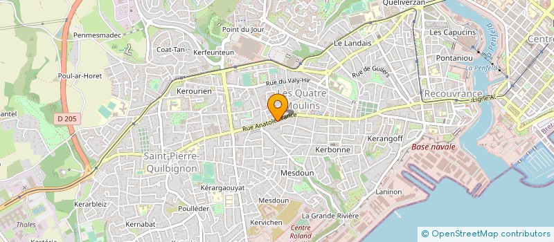 localisation de l'entreprise MONSIEUR FRANCK REMBERT à BREST