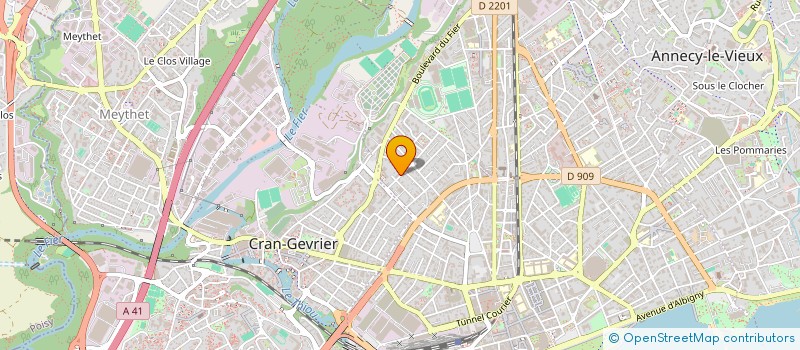 localisation de l'entreprise MONSIEUR FRANCK RENAUD  ANNECY