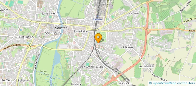 localisation de l'entreprise MONSIEUR FRANCK RENAUDEAU  SAINTES