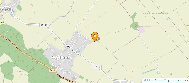 localisation de l'entreprise MONSIEUR FRANCK REVEILLON  GOUPILLIERES