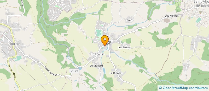 localisation de l'entreprise MONSIEUR FRANCK REVELLIN-FALCOZ à FOUR