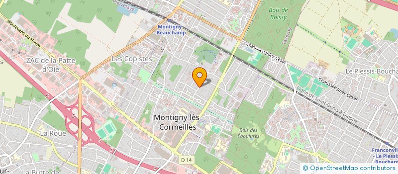 localisation de l'entreprise MONSIEUR FRANCK REVERCHON à MONTIGNY-LES-CORMEILLES