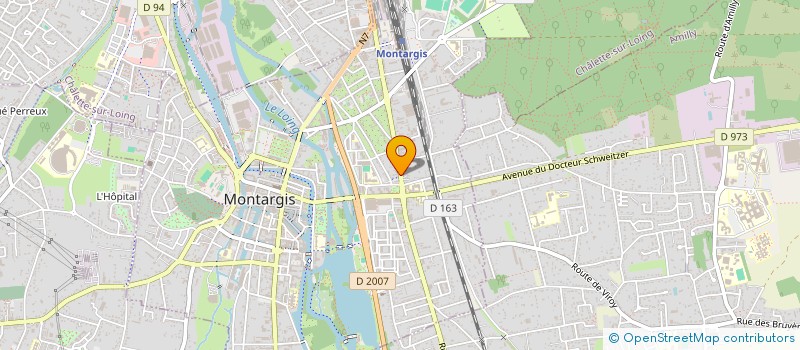 localisation de l'entreprise MONSIEUR FRANCK RIBAS à MONTARGIS