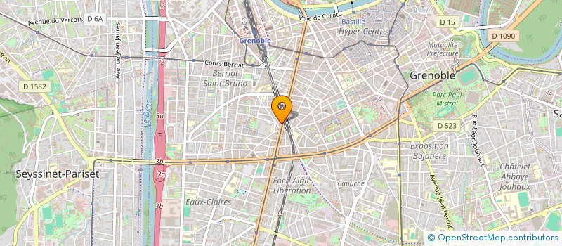 localisation de l'entreprise MONSIEUR FRANCK RIBAUD à GRENOBLE