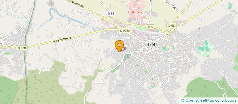 localisation de l'entreprise MONSIEUR FRANCK RICCI  TRETS