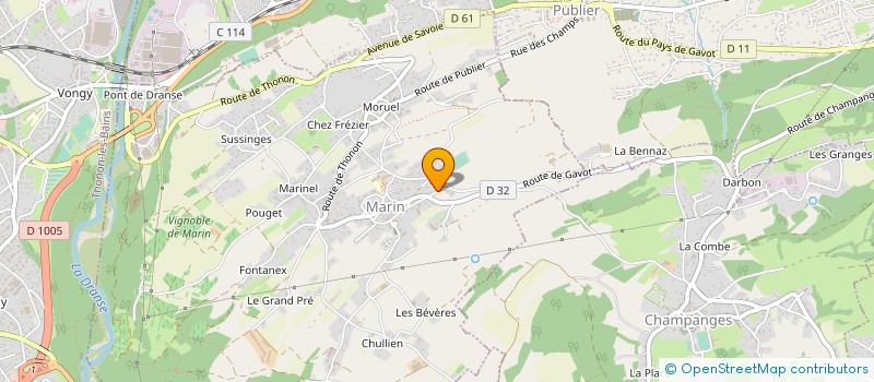 localisation de l'entreprise MONSIEUR FRANCK RICHARD à MARIN